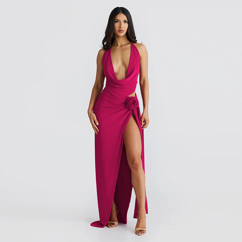 Robe Échancrée Élégante - Robe Femme Décolletée Chic